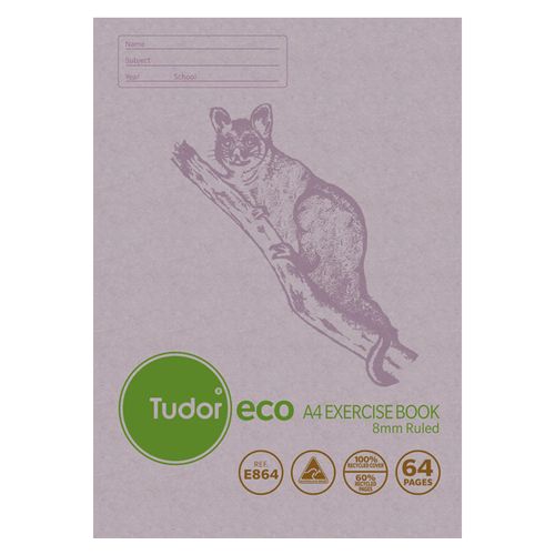 Tudor Eco Book Exercise A4 64 Page - Only 1 Remaining